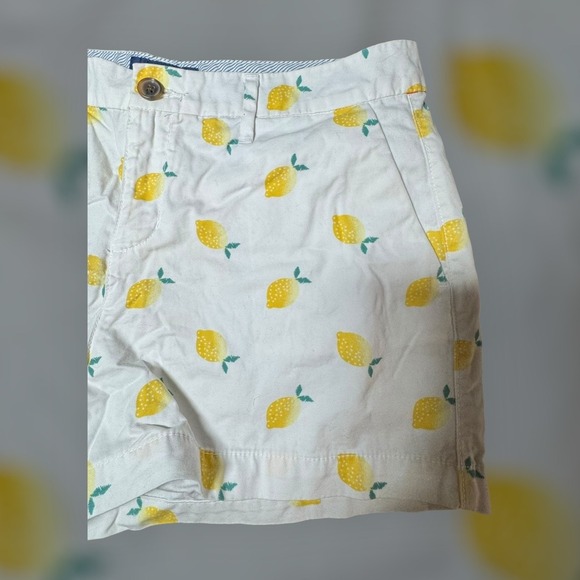 Old Navy Womens Lemon Print Casual Everyday Shorts - Size 8 Summer - Picture 5 of 7